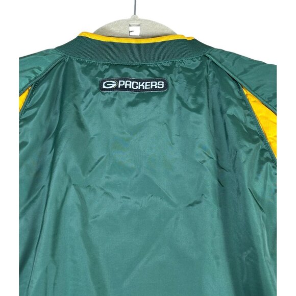 VTG Green Bay Packers NFL Pullover Windbreaker Jacket Reebok On Field Sz M - Picture 13 of 14